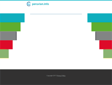 Tablet Screenshot of peruvian.info